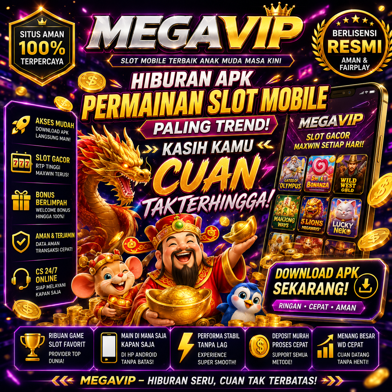 MEGAVIP Front Black 