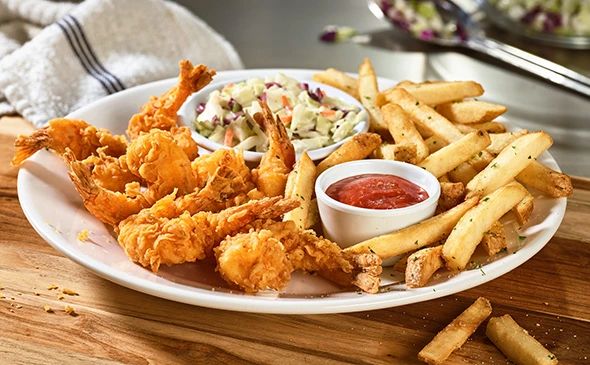 Cheddars Menu BEER BATTERED SHRIMP PLATTER