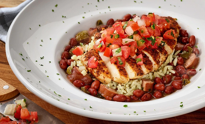 Cheddars Menu CAJUN CHICKEN BOWL