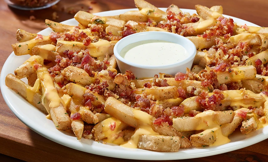 CHEDDARS Menu  QUESO FRIES