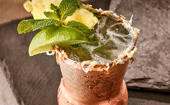 Cheddars menu COCONUT PINEAPPLE MULE