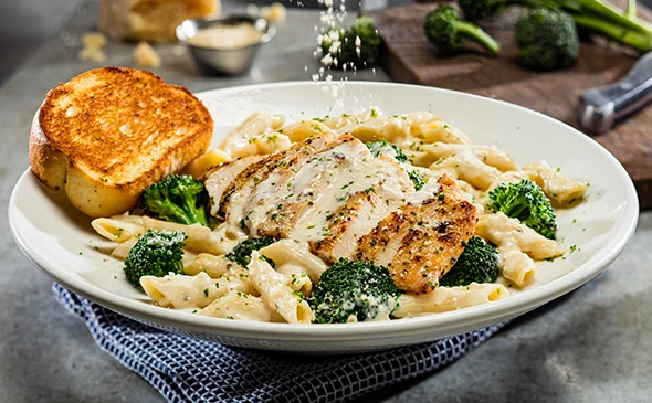 Cheddars menu Grilled Chicken Alfredo
