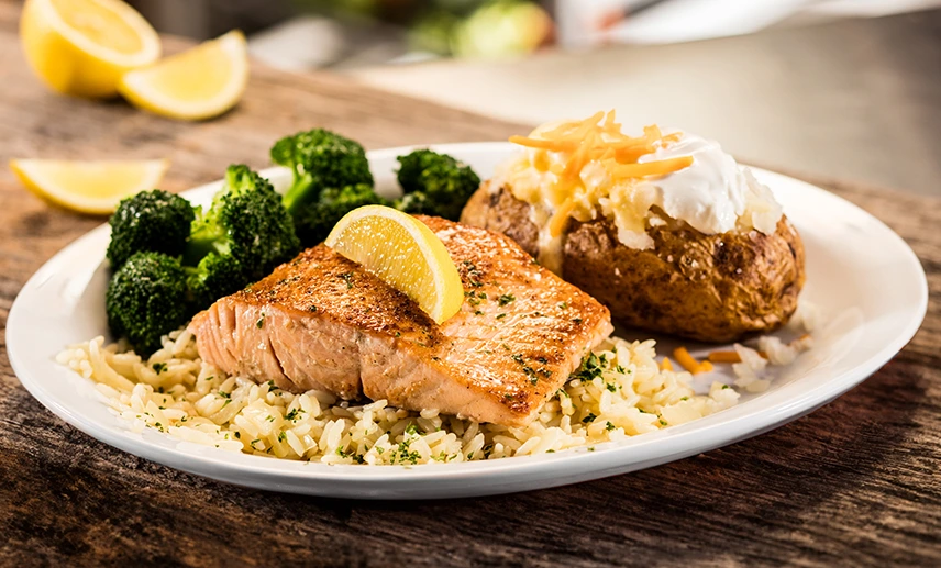 Cheddars Restaurant GRILLED SALMON