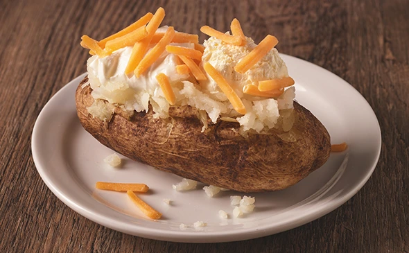 Cheddars Menu LOADED BAKED POTATO