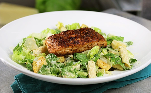 Cheddars Menu SALMON CAESAR PASTA SALAD