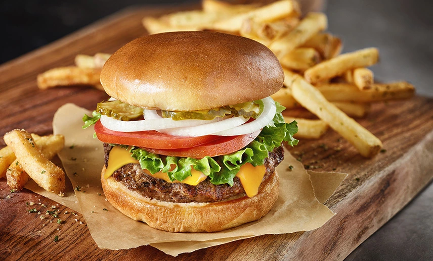 Cheddars menu Weekday Lunch Special Classic Cheese Burger